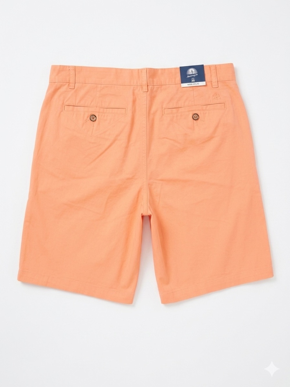 Men's Havana Jim 9” Casual Shorts in Coral - Picture 4 of 4
